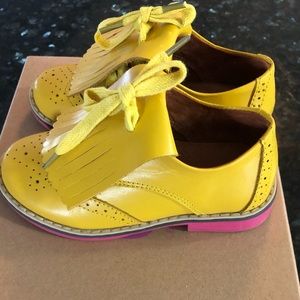 Mustard Leather Brogues